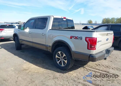 2017 Ford F-150 Lariat z USA, uszkodzony, nr VIN 1FTEW1EG1HFA63536